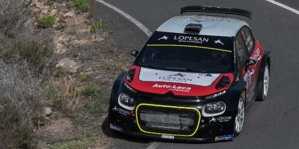 Cuarta posición de Monzón y Déniz en el Rallye Isla de Tenerife