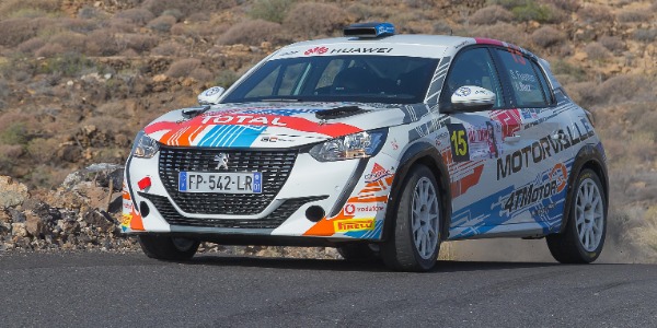 Sergio Fuentes y Alain Peña en el Rally Sprint La Gomera