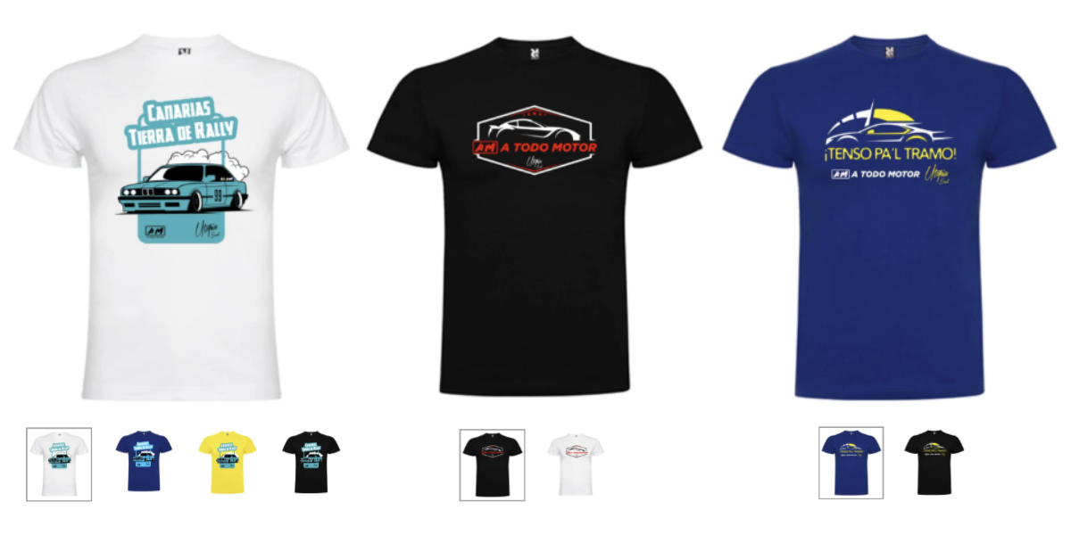 Nuevas camisetas en A Todo Motor Store