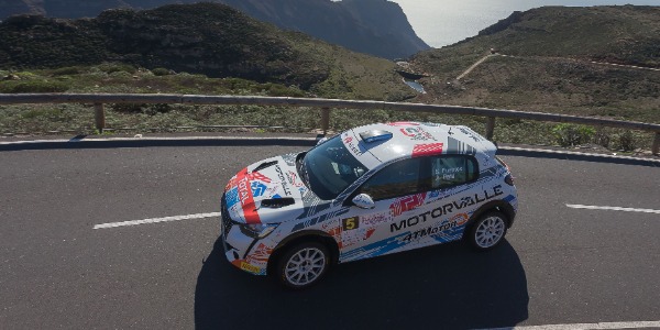 Sergio Fuentes, a las puertas del podio en el Rallysprint La Gomera