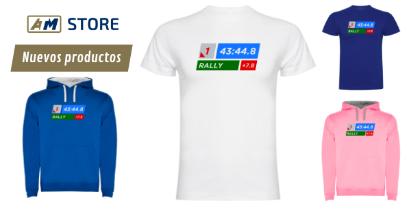 Nuevas camisetas y sudaderas de rally en A Todo Motor Store