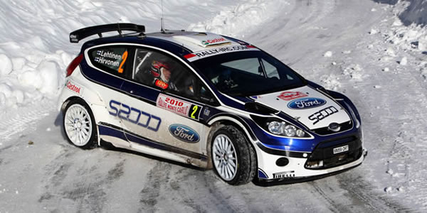 Mikko Hirvonen en el Rally de Montecarlo Mikko Hirvonen en el Rally de Montecarlo