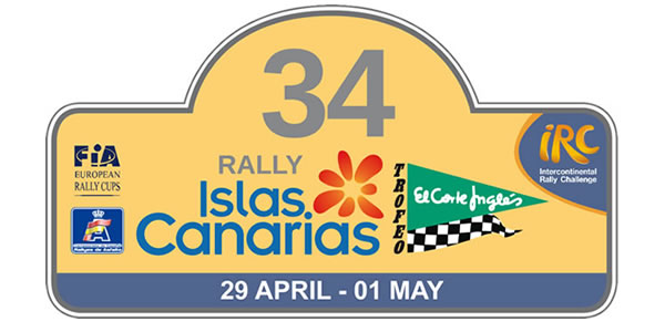 Placa del Rally Islas Canarias 2010 - IRC