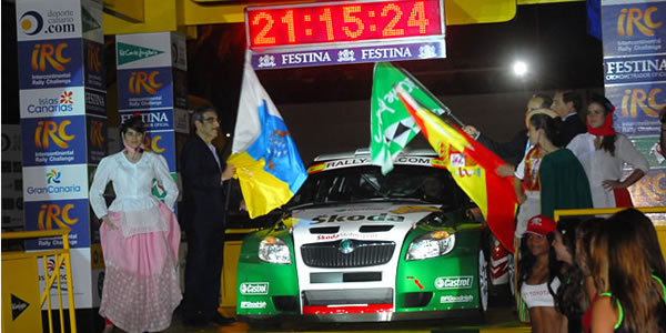 Salida del Rally Islas Canarias 2010