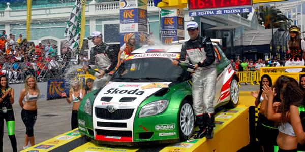Jan Kopecky, vencedor del Rally Islas Canarias 2010 - IRC Jan Kopecky, vencedor del Rally Islas Canarias 2010 - IRC