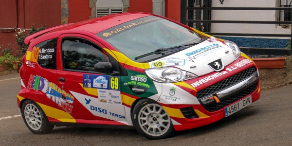 Satisfacción para Armiche Mendoza en su primer rally ERC