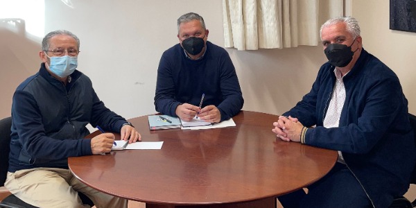 Reunión con el consejero de Deportes del Cabildo de Lanzarote