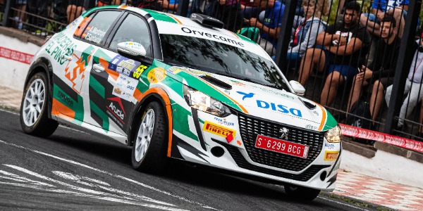 Alberto Monzón-Taydía Santana, vencedores en la DISA Orvecame Rally Cup