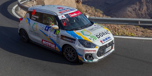 Segunda posición de Raúl Quesada y Dani Sosa en la Copa Suzuki Swift