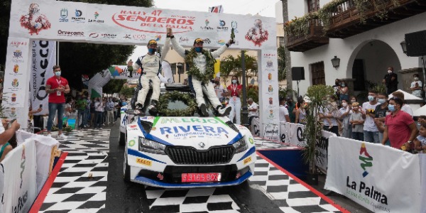 Momento del 47 Rally Senderos de La Palma
