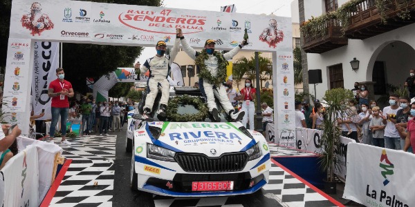 Momento del 47 Rally Senderos de La Palma