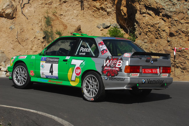 BMW M3 de José María Ponce y Carlos Larrodé, cuartos clasificados