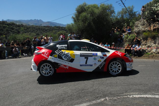 Ángel Marrero (Honda Civic Type R R3), en el pasado Santa Brígida
