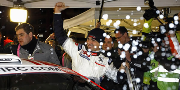 Bryan Bouffier, vencedor del Rally de Montecarlo IRC 2011