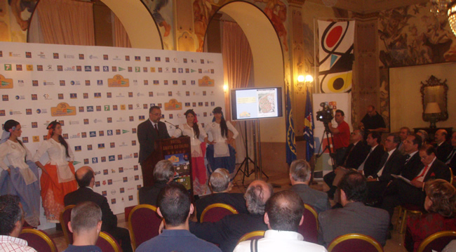 Momento del acto en el Hotel Santa Catalina