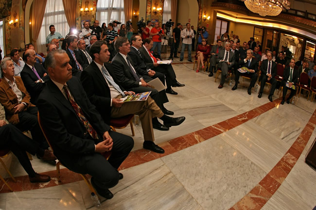 Momento del acto en el Hotel Santa Catalina