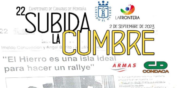 Cartel de la prueba