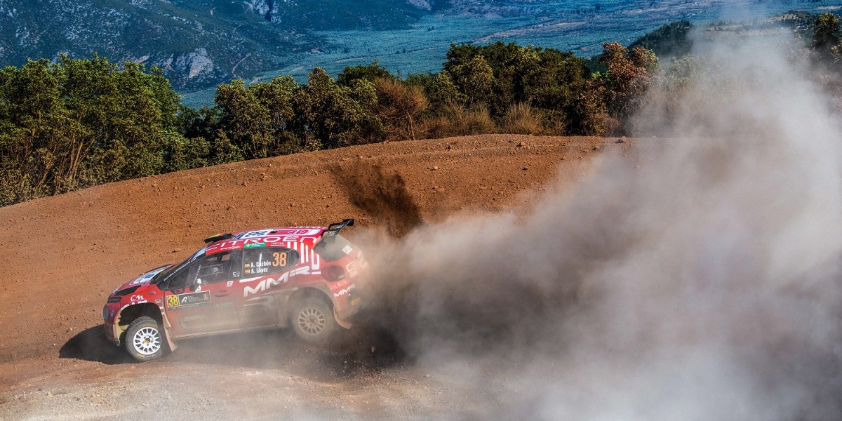 Alejandro Cachón en el Rally Acrópolis