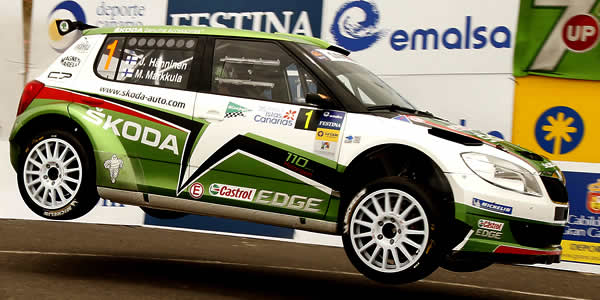 Juho Hanninen, ganador del Rally Islas Canarias