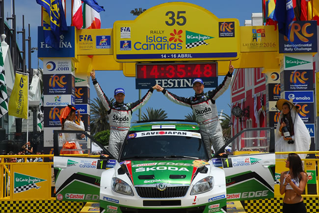 Juho Hanninen, vencedor del Rally Islas Canarias 2011