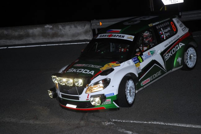 Kopecky lideraba el rally tras la primera etapa