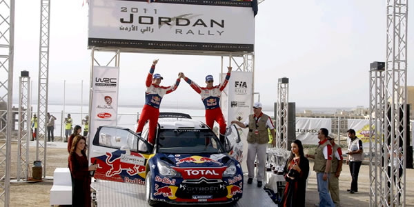 Sebastien Ogier, vencedor en Jordania