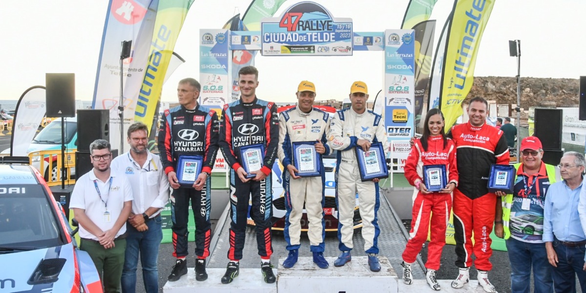 Podio Rallye Ciudad de Telde