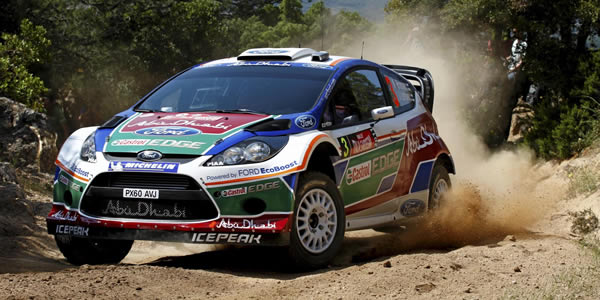 Hirvonen perdió tiempo por un pinchazo
