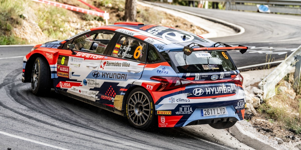 Iván Ares en el Rallye de La Nucía