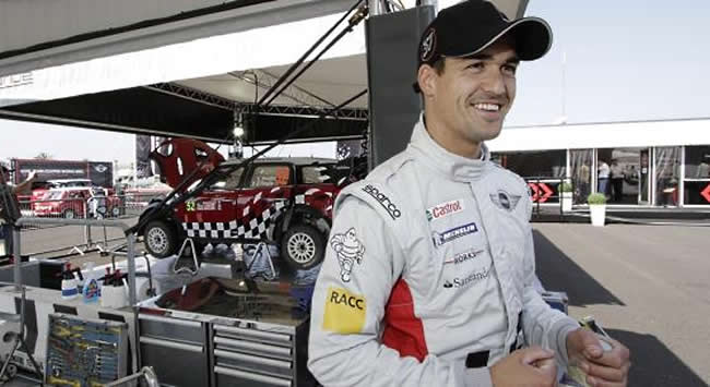 Dani Sordo en su debut con el MINI John Cooper Works WRC