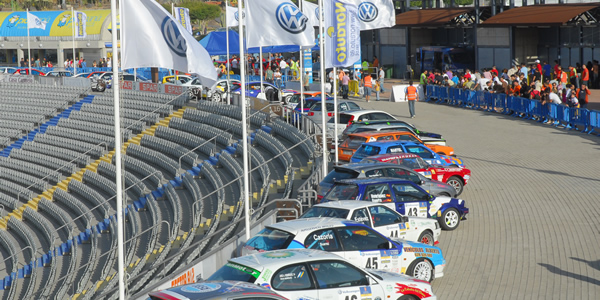 El Estadio de Gran Canaria, sede del Rally