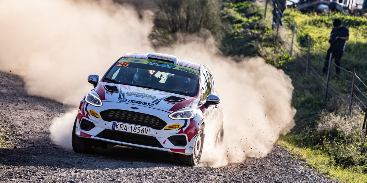 Gil Membrado en el Rallye Ciudad de Pozoblanco
