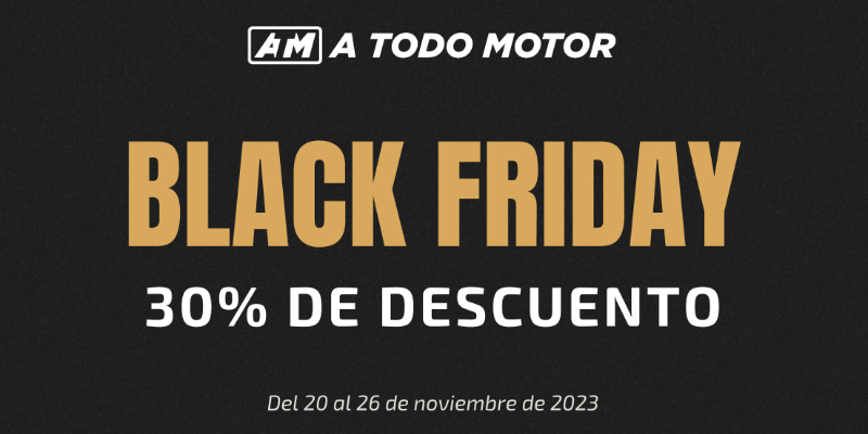 Black Friday: ¡30% de descuento en A Todo Motor Store!