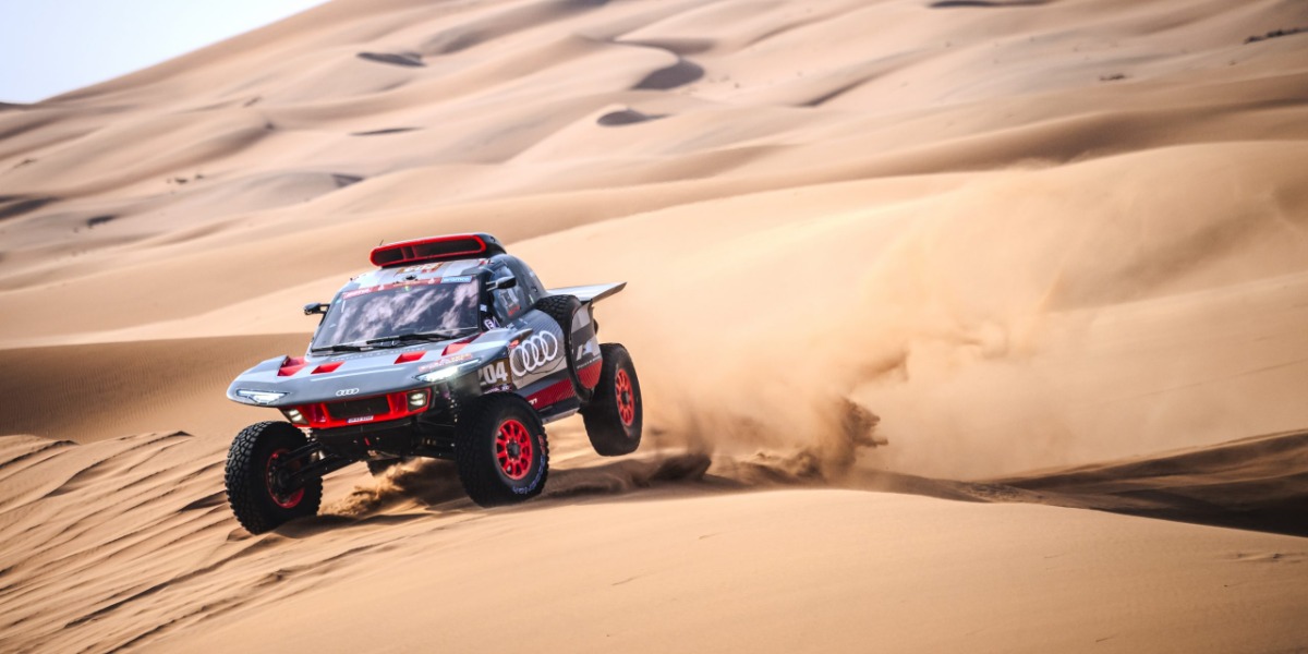 Carlos Sainz en el Audi RS Q e-tron