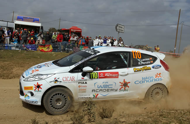Yeray Lemes y Rogelio Peñate en la WRC Academy
