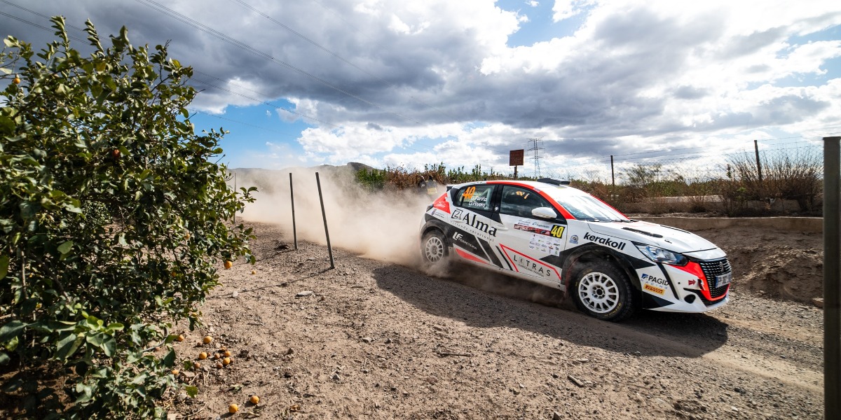 Giovanni Fariña en el Rallye Tierras Altas de Lorca