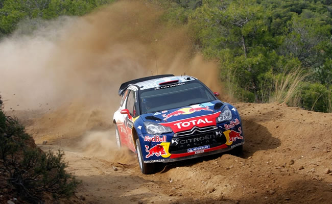 Sebastien Loeb es segundo con el Citroen DS3 WRC