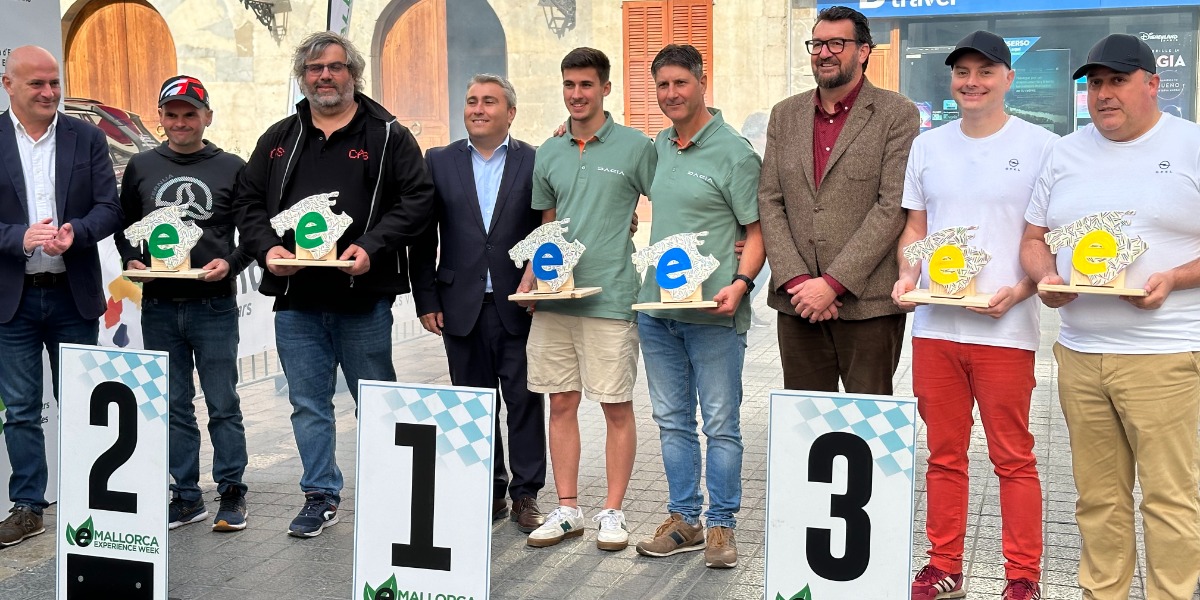 Podio del Eco Rally de Mallorca