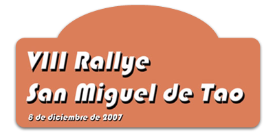 VIII Rallysprint San Miguel de Tao