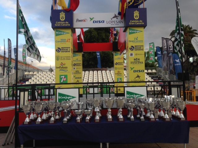 Los trofeos ya esperan