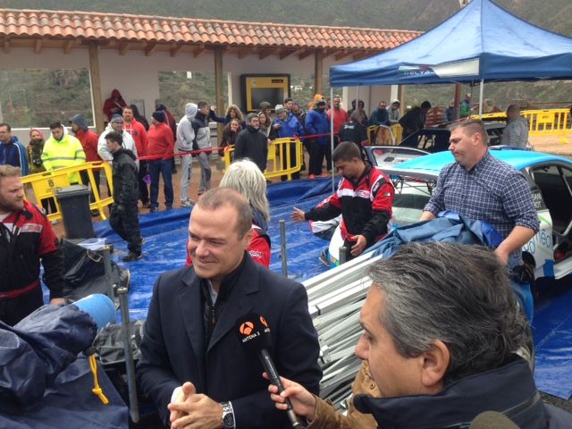 El alcalde con el rally